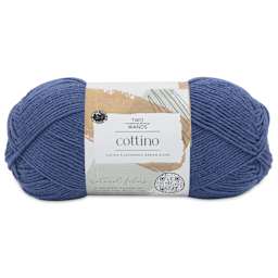 Lion Brand Cottino Yarn - Azul, 3.5 oz