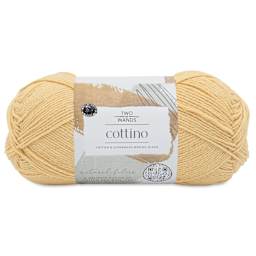 Lion Brand Cottino Yarn - Straw, 3.5 oz