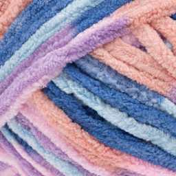 Lion Brand Cover Story Favorite Blanket Yarn - Lullaby, 10.5 oz close up to show texture
