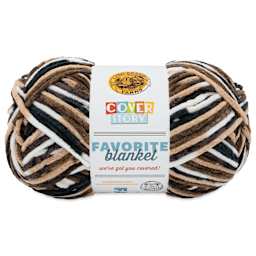 Lion Brand Cover Story Favorite Blanket Yarn - S'mores, 10.5 oz