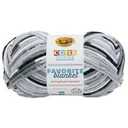 Lion Brand Cover Story Favorite Blanket Yarn - Perfect Storm, 10.5 oz