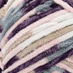 Lion Brand Cover Story Favorite Blanket Yarn - Primrose, 10.5 oz close up to show texture