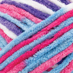 Lion Brand Cover Story Favorite Blanket Yarn - Dreamhouse, 10.5 oz close up to show texture