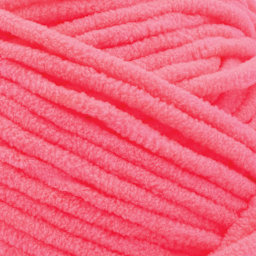 Lion Brand Cover Story Posh Twist Yarn - Strawberry Glow, 232 yds close up to show texture