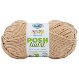 Lion Brand Cover Story Posh Twist Yarn - Croissant, 232 yds