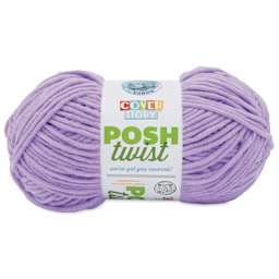 Lion Brand Cover Story Posh Twist Yarn - Ube Milk Tea, 232 yds