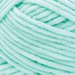 Lion Brand Cover Story Posh Twist Yarn - Mint Chip, 232 yds close up to show texture