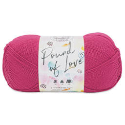 Lion Brand Pound of Love Yarn - Cerise, 16 oz
