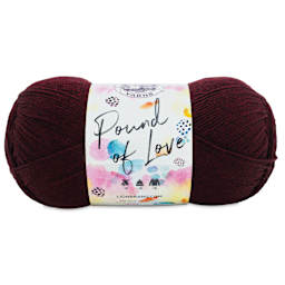 Lion Brand Pound of Love Yarn - Claret, 16 oz