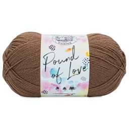 Lion Brand Pound of Love Yarn - Mocha, 16 oz