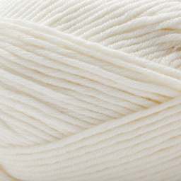 Premier Yarn Cotton Fair Worsted Yarn - Cream, 207 yds close up to show texture