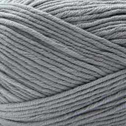 Premier Yarn Cotton Fair Worsted Yarn - Nickel, 207 yds close up to show texture