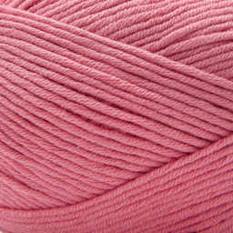 Premier Yarn Cotton Fair Worsted Yarn - Rosy, 207 yds close up to show texture