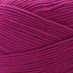 Premier Yarn Cotton Fair Worsted Yarn - Fuchsia, 207 yds close up to show texture