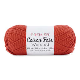 Premier Yarn Cotton Fair Worsted Yarn - Spice, 207 yds