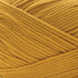 Premier Yarn Cotton Fair Worsted Yarn - Goldenrod, 207 yds close up to show texture