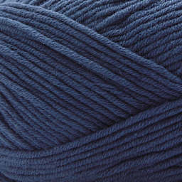 Premier Yarn Cotton Fair Worsted Yarn - Navy, 207 yds close up to show texture