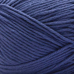 Premier Yarn Cotton Fair Worsted Yarn - Indigo, 207 yds close up to show texture