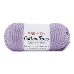 Premier Yarn Cotton Fair Worsted Yarn - Iris, 207 yds
