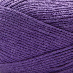 Premier Yarn Cotton Fair Worsted Yarn - Grape, 207 yds close up to show texture