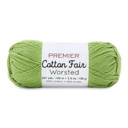 Premier Yarn Cotton Fair Worsted Yarn - Leap Frog, 207 yds