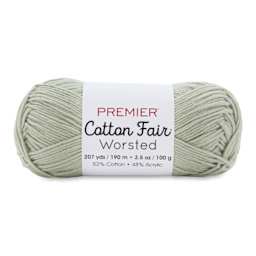Premier Yarn Cotton Fair Worsted Yarn - Sprout, 207 yds