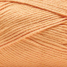 Premier Yarn Cotton Sprout Worsted Yarn - Apricot, 180 yds close up to show texture
