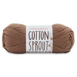 Premier Yarn Cotton Sprout Worsted Yarn - Molasses, 180 yds