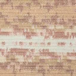 Premier Yarn Hipster Cotton Yarn - Dunes, 229 yds showing crocheted pattern