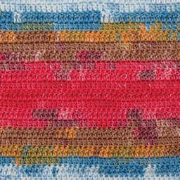 Premier Yarn Hipster Cotton Yarn - Vintage, 229 yds showing crocheted pattern