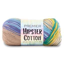 Premier Yarn Hipster Cotton Yarn - Plaid, 229 yds