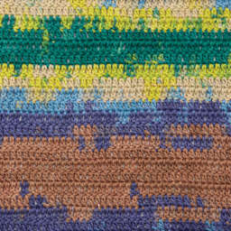 Premier Yarn Hipster Cotton Yarn - Plaid, 229 yds showing crochet pattern