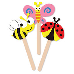 Krafty Kids DIY Foam-Fun Stick Puppets - Flying Insects
