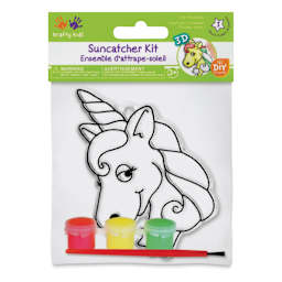 Krafty Kids DIY 3D Suncatcher Kit - Simple Unicorn (in packaging)