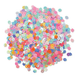 Craft Medley Mini Laser Sequin Scatter - Flower, 1.23 oz