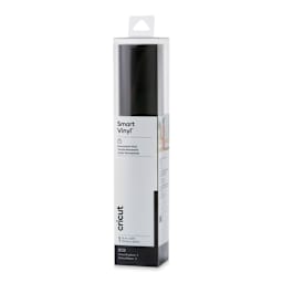 Cricut Permanent Smart Vinyl - Black, 13" x 12 ft, Roll (In packaging)