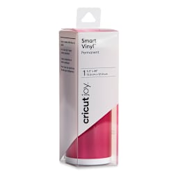 Cricut Joy Permanent Smart Vinyl - Matte Metallic Party Pink, 5-1/2" x 48", Roll (In packaging)