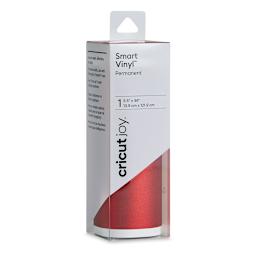 Cricut Joy Permanent Smart Vinyl - Shimmer Red, 5-1/2" x 48", Roll (In packaging)
