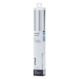 Cricut Permanent Smart Vinyl - Silver, Matte Metallic, 13" x 3 ft, Roll (In packaging)