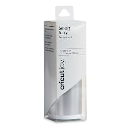 Cricut Joy Permanent Smart Vinyl - Matte Metallic Silver, 5-1/2" x 48", Roll (In packaging)