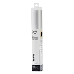 Cricut Permanent Smart Vinyl - Silver, Shimmer, 13" x 3 ft, Roll (In packaging)