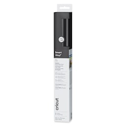 Cricut Removable Smart Vinyl - Black, 13" x 3 ft, Roll front of packaging