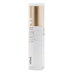 Cricut Removable Smart Vinyl - Metallic Champagne, 13" x 12 ft, roll inside of the packaging