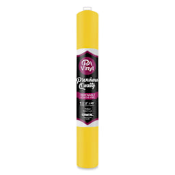 PA Vinyl Removable Vinyl - Matte Yellow, 12" W x 48" L