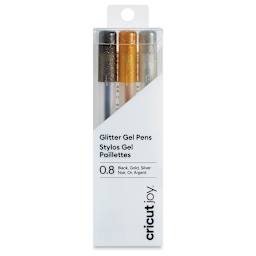 Cricut Joy Gel Pens – Glitter Assorted, Set of 3, front of the packaging