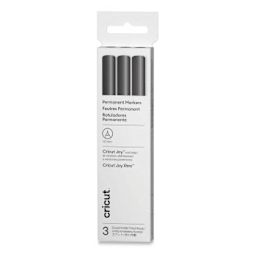 Cricut Joy Permanent Markers - Black, Set of 3, 1.0 mm front of packaging