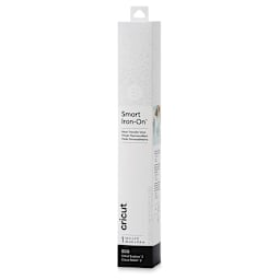 Cricut Smart Iron-On Heat Transfer Vinyl - White Glitter, 13" x 3 ft, Roll