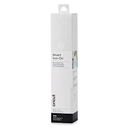 Cricut Smart Iron-On Heat Transfer Vinyl - White Glitter, 13" x 9 ft, Roll
