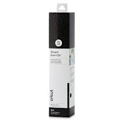 Cricut Smart Iron-On Heat Transfer Vinyl - Black Glitter, 13" x 9 ft, Roll