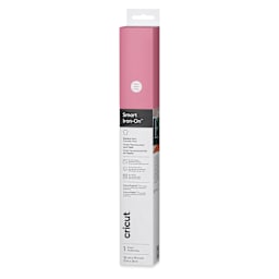 Cricut Smart Iron-On Heat Transfer Vinyl - Pink, 13" x 3 ft, Roll front of packaging